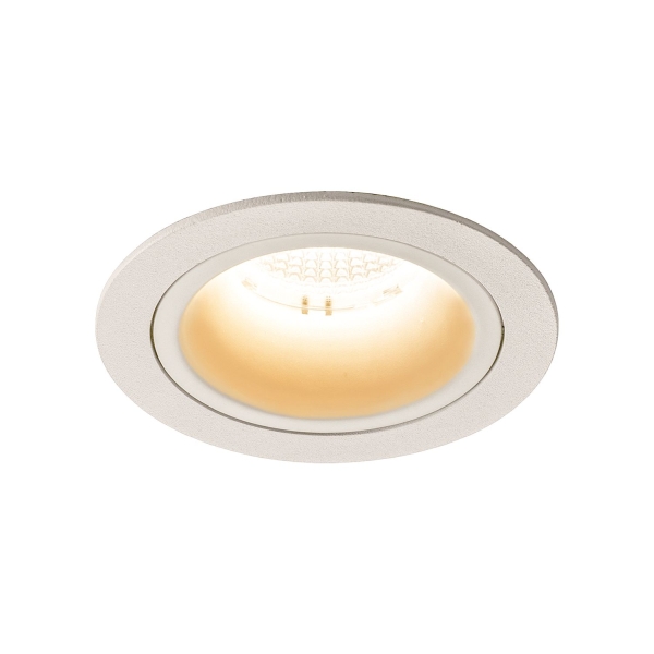 SLV 1003860 NUMINOS® M DL, Indoor LED Deckeneinbauleuchte weiß/weiß 2700 K 55°