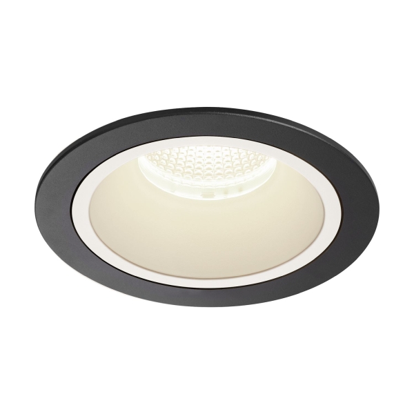 SLV 1003968 NUMINOS® L DL, Indoor LED Deckeneinbauleuchte schwarz/weiß 4000 K 55°