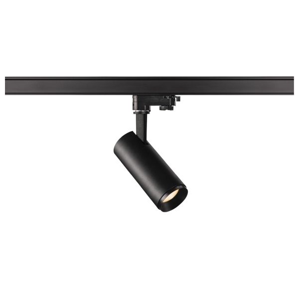 SLV 1004075 NUMINOS® S 3Ph., PHASE, 3~ Spot, zylindrisch, 2700 K, 8 W, 36°, matt schwarz