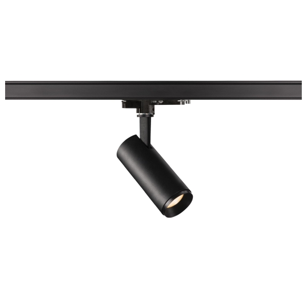 SLV 1004362 NUMINOS® S 3Ph., DALI, 3~ Spot, zylindrisch, 2700 K, 7,8 W, 24°, matt schwarz