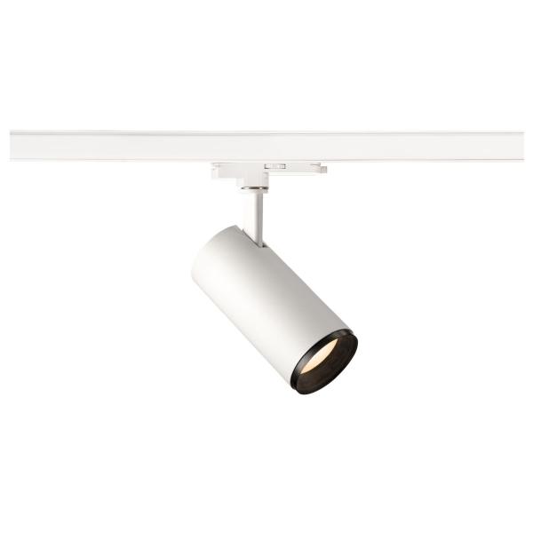 SLV 1004471 NUMINOS® M 3Ph., DALI, 3~ Spot, zylindrisch, 3000 K, 13 W, 36°, matt weiß / matt schwarz