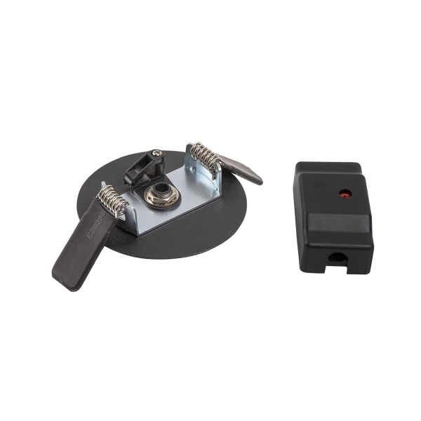 SLV 1004674 FITU, Einbaurosette schwarz