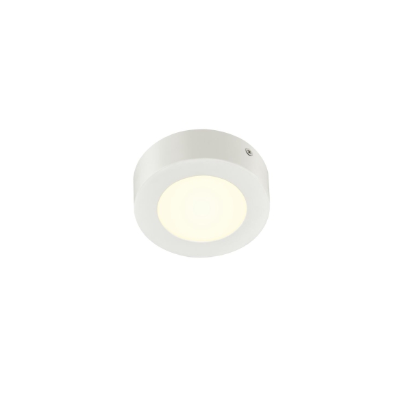 SLV 1004700 SENSER 12, Indoor LED Wand- und Deckenaufbauleuchte rund weiß 4000 K