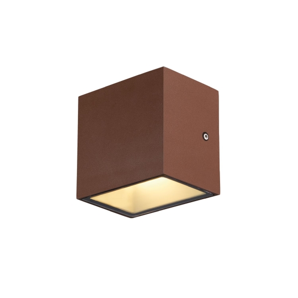 SLV 1005150 SITRA S, LED Outdoor Wandaufbauleuchte, rost farbend, CCT switch 3000/4000 K