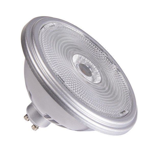 SLV 1005280 LED QPAR111 GU10 Leuchtmittel silber PHASE 125 W 3000 K CRI 90 60°