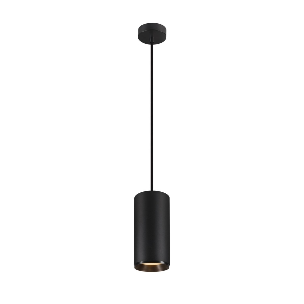SLV 1005777 NUMINOS® XL PD, DALI, Pendelleuchte, Pendellänge 250 cm, 2700 K, 27 W, 24°, matt schwarz