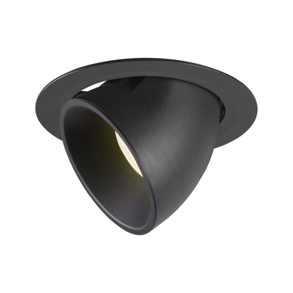SLV 1006068 NUMINOS® GIMBLE XL, Deckeneinbauleuchte schwarz 4000 K 40°