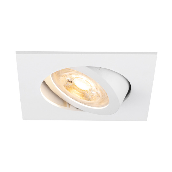 SLV 1007371 NEW TRIA® 68, Deckeneinbauleuchte, quadratisch, max. 10 W GU10, weiß