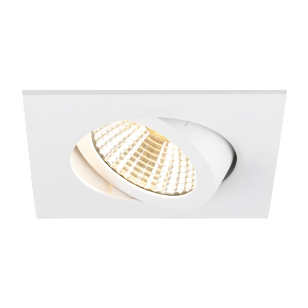 SLV 1007397 NEW TRIA® 68, Deckeneinbauleuchte, 3000 K, 38°, IP 20, quadratisch, weiß