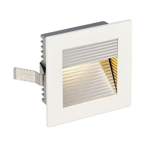 SLV 113292 FRAME CURVE, Einbauleuchte, LED, 3000 K, eckig, weiß matt, inkl. Blattfedern
