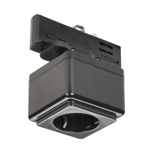 SLV 145700 STECKDOSE, für EUTRAC® Hochvolt 3Phasen-Aufbauschiene, schwarz