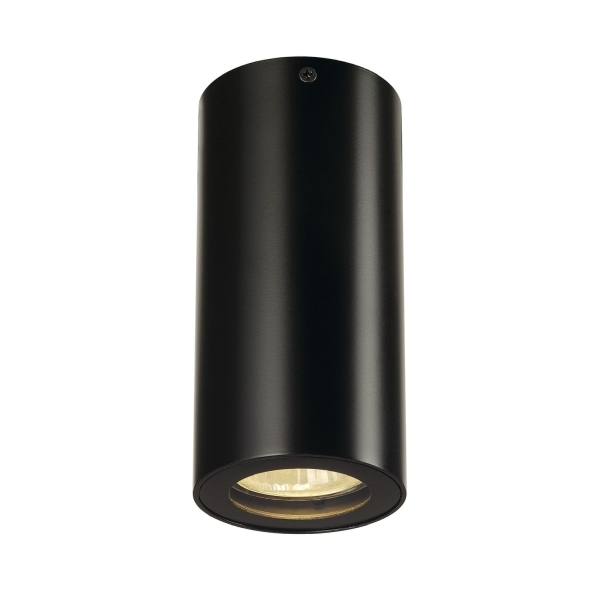 SLV 151810 ENOLA B, Deckenleuchte, QPAR51, rund, schwarz, max. 35 W