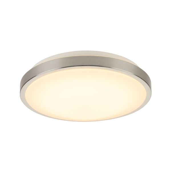 SLV 155156 MARONA, Deckenleuchte, LED, 3000 K, rund, aluminium gebürstet, 4x3 W