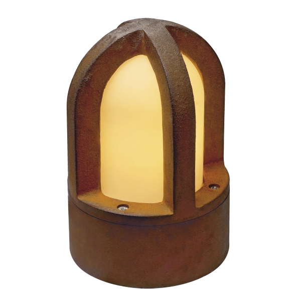 SLV 229430 RUSTY® CONE 24 Outdoor Standleuchte C35 rund stahl gerostet Ø/H 15/24 cm max. 40 W IP54