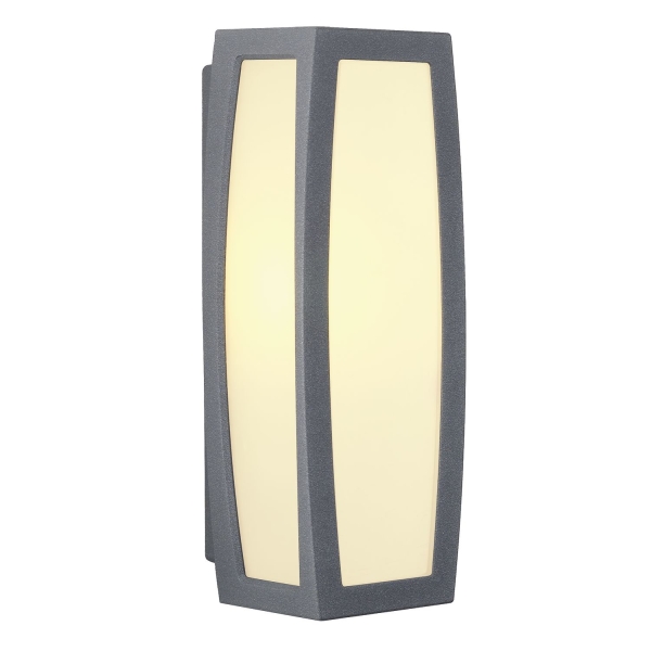 SLV 230045 MERIDIAN BOX, Outdoor Wandleuchte, TC-(D,H,T,Q)SE, IP54, anthrazit, max. 20 W