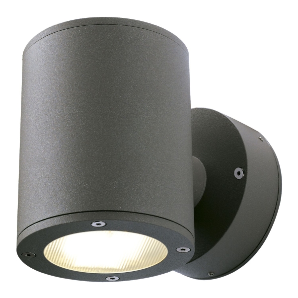 SLV 230365 SITRA UP/DOWN, Outdoor Wandleuchte, zweiflammig, TCR-TSE, IP44, up/down, anthrazit, max. 18 W