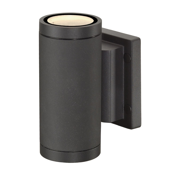SLV 233115 MYRA UP/DOWN, Outdoor Wandleuchte, QPAR51, IP55, up/down, anthrazit, max. 70 W