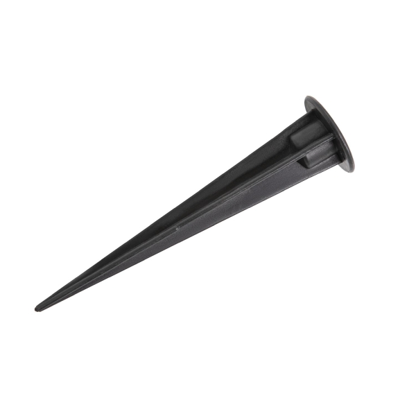 SLV 900011 KUNSTSTOFFERDSPIESS, schwarz, Länge 17,5 cm