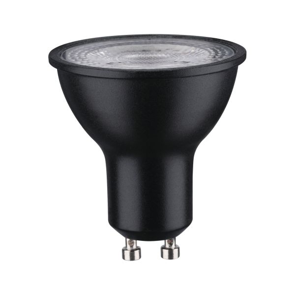 Paulmann 287.51 Standard 230V LED Reflektor GU10 460lm 7W 2700K dimmbar Schwarz matt