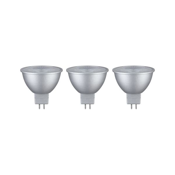 Paulmann 289.14 Standard 12V LED Reflektor GU5,3 3er-Pack 3x450lm 3x6W 2700K Chrom