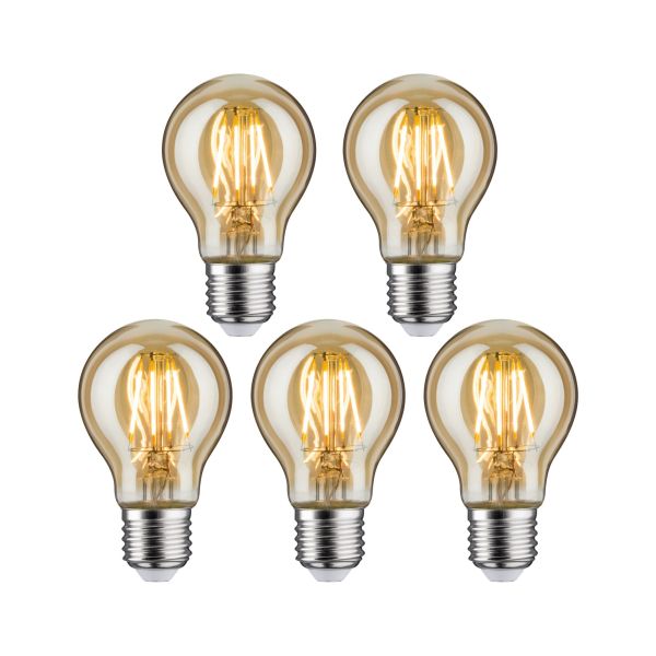 Paulmann 5147 Vintage Edition Bundle LED Birne E27 230V 500lm 4,7W 2500K Gold