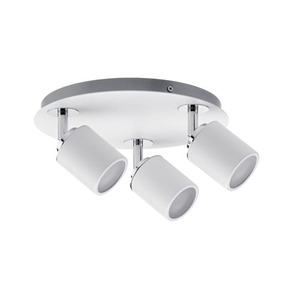 Paulmann 667.19 Spotlight Tube IP44 GU10 230V max. 3x10W dimmbar Weiß#Chrom