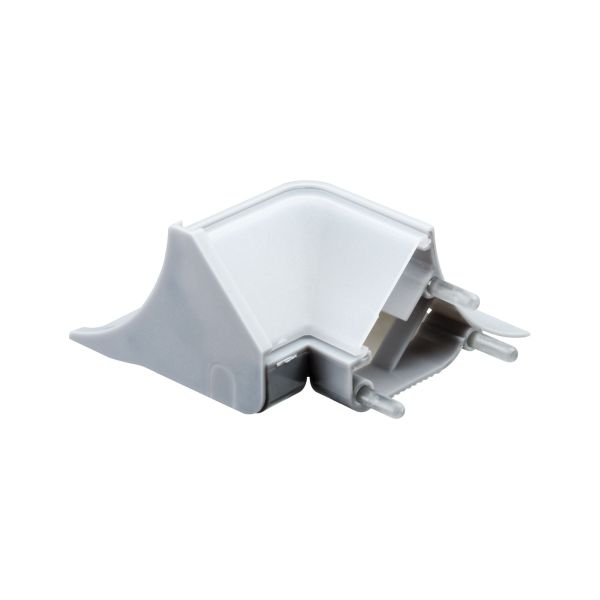 Paulmann 704.41 LED Strip Profil Corner Verbinder Outside Edge 2er Pack Grau