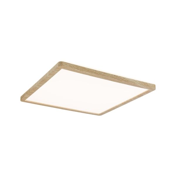 Paulmann 710.30 LED Panel Atria Shine Backlight IP44 eckig 293x293mm 16W 1600lm 3000K Holzoptik