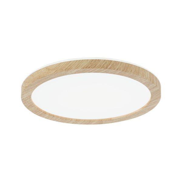 Paulmann 710.32 LED Panel Atria Shine Backlight IP44 rund 190mm 11,2W 850lm 4000K Holzoptik