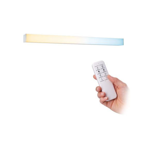 Paulmann 789.44 LED Spiegelleuchte Tova IP44 Tunable White 600lm 230V 6,2W dimmbar Chrom#Weiß