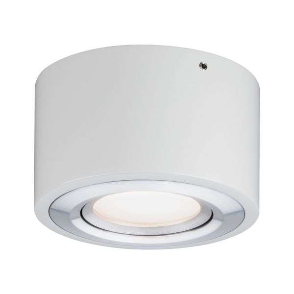 Paulmann 797.08 LED Deckenleuchte 3-Step-Dim Argun 3000K 280lm 230V 4,8W dimmbar Weiß#Alu gebürstet