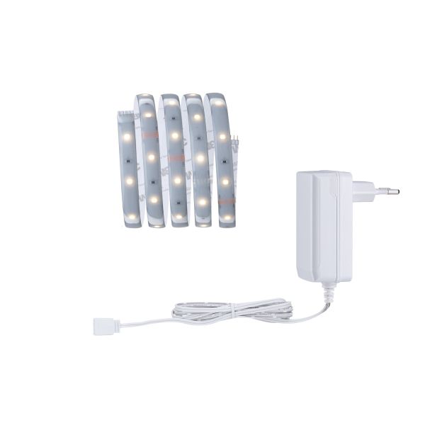 Paulmann 798.68 MaxLED 250 LED Strip Warmweiß Basisset 1,5m beschichtet IP44 6W 240lm/m 2700K 24VA
