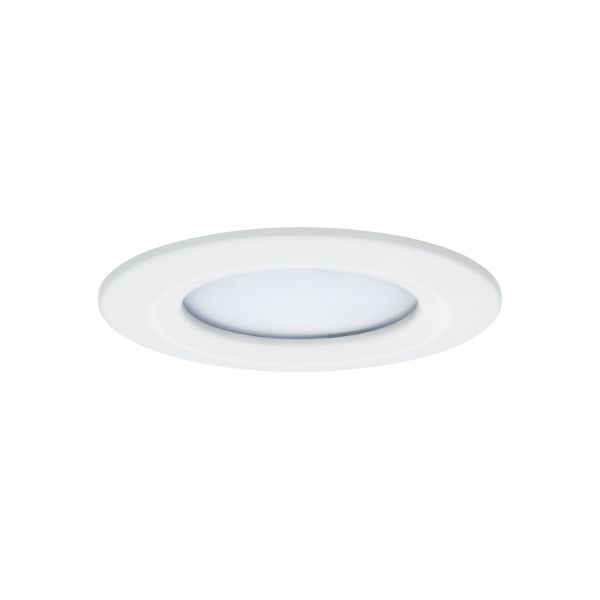 Paulmann 934.96 LED Einbauleuchte 3-Step-Dim Nova Coin Basisset starr IP44 rund 78mm Coin 3x6W 3x470lm 230V dimmbar 2700K Weiß matt