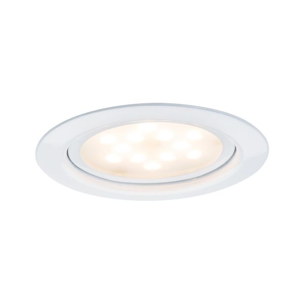 Paulmann 935.54 LED Möbeleinbauleuchten Micro Line 3er-Set rund 65mm 3x4,5W 3x300lm 230V 2700K Weiß