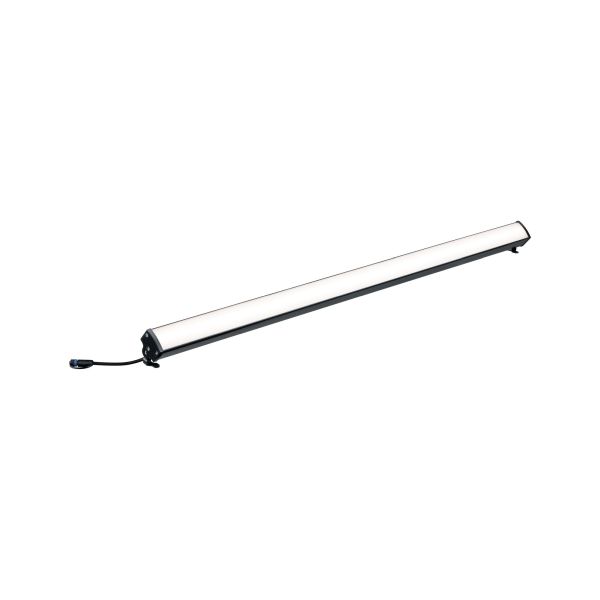 Paulmann 939.22 Plug & Shine LED Bodenaufbauleuchte Lichtleiste IP67 eckig 856x52mm 3000K 8,1W 660lm 24V Anthrazit Alu Druckguss