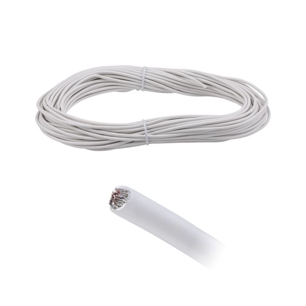 Paulmann 945.91 CorDuo Seilsystem Spannseil 20m 2,5qmm Weiß