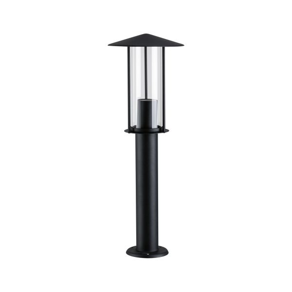 Paulmann 947.37 Pollerleuchte Classic insektenfreundlich IP44 500 mm 2200K 4,3W 420lm 230V Schwarz E27 Metall