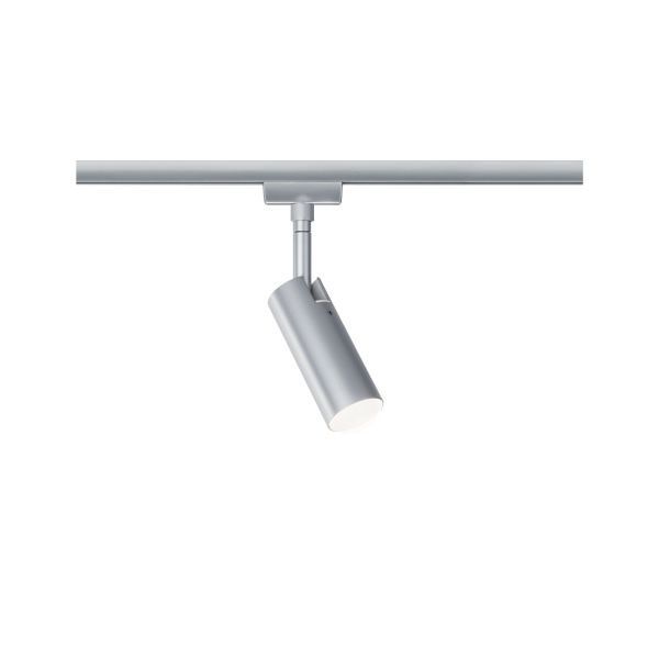 Paulmann 955.06 URail LED Schienenspot Tubo Einzelspot 237lm 4,5W 3000K 230V Chrom matt