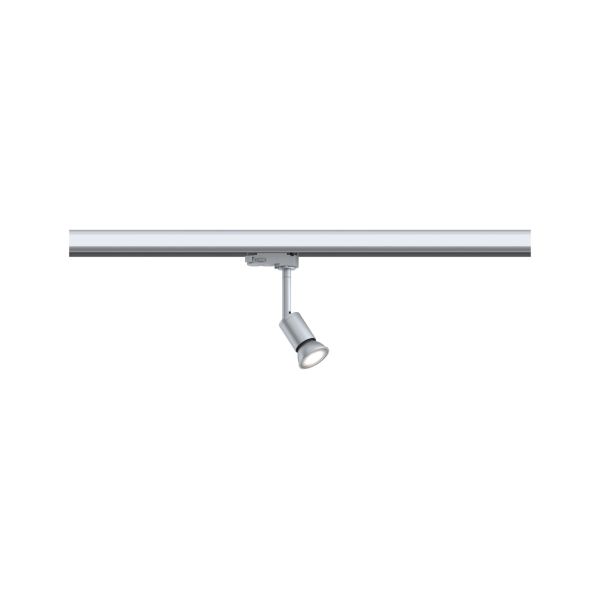 Paulmann 955.27 ProRail3 Schienenspot Purell GU10 max. 10W dimmbar 230V Silber#Chrom
