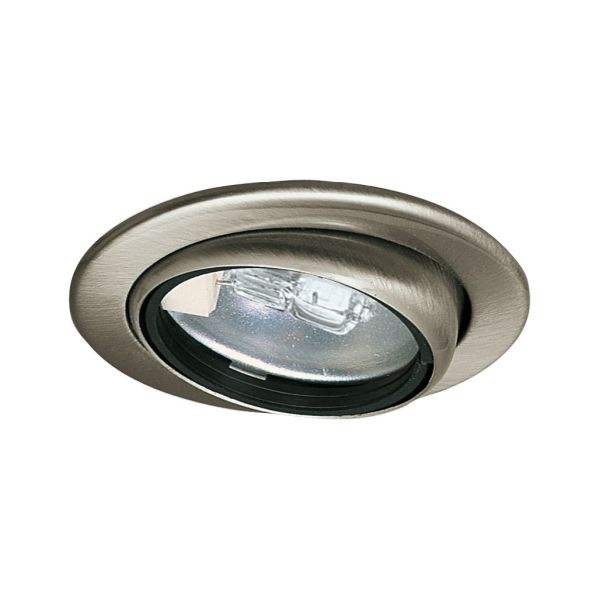 Paulmann 984.74 Möbeleinbauleuchten Micro Line Swivel schwenkbar rund 69mm max. 20W 12V dimmbar Eisen gebürstet