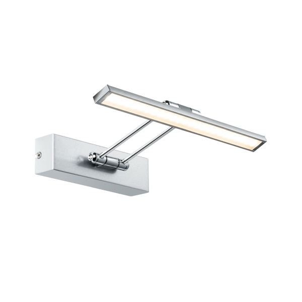 Paulmann 998.94 Galeria LED Bilderleuchte Beam 2700K 450lm 230V 5W Nickel gebürstet#Chrom