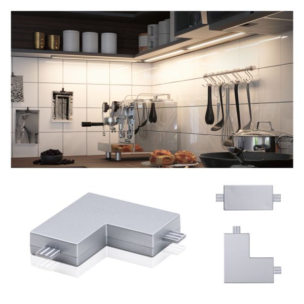 Paulmann 999.70 Clever Connect Verbinder Barre 50x50mm Chrom matt