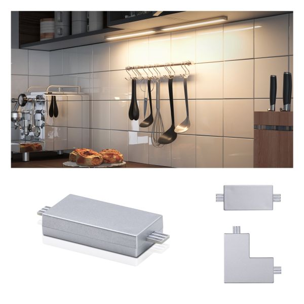Paulmann 999.71 Clever Connect Verbinder Barre 50x25mm Chrom matt