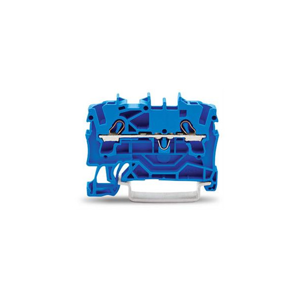 Wago 2002-1204 2-Leiter-Durchgangsklemme 2,5mm² für Anwendungen Ex - II u. Ex - geeignet blau