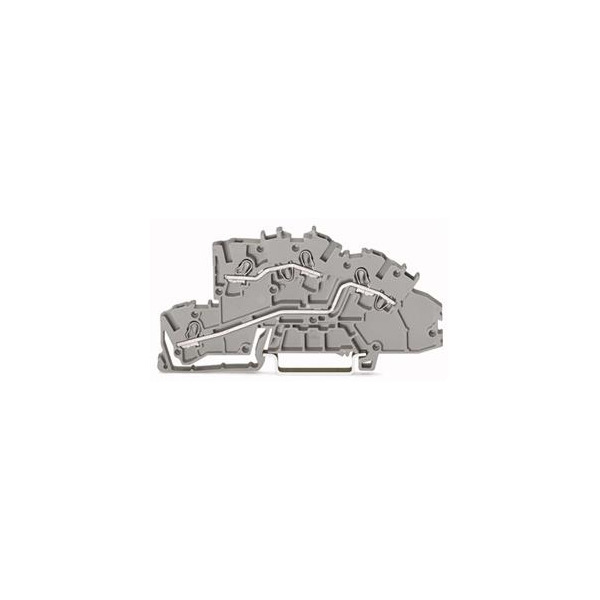 Wago 2003-7642 Installationsetagenklemme 4mm² L/L grau