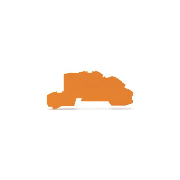 Wago 2003-7692 Abschluss- und Zwischenplatte 0,8mm dick orange