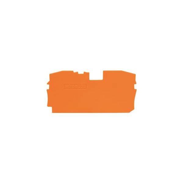 Wago 2010-1292 Abschluss- und Zwischenplatte 1mm dick orange