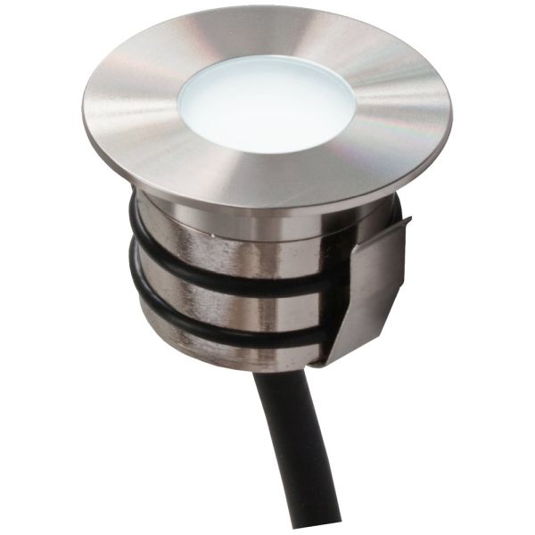 EVN 441510 Bodeneinbaustrahler edelstahl 12V 0,6W LED weiß