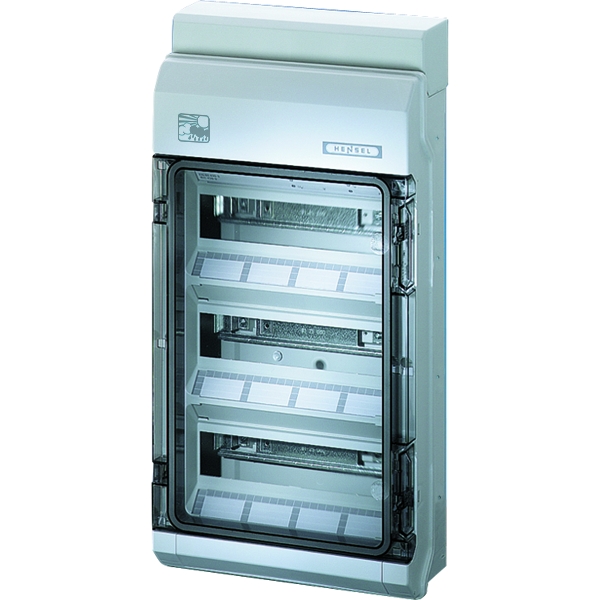 Hensel KV PC 9336 KV 90-Automatengehäuse Polycarbonat 36 Teilungseinheiten (3x12x18mm), IP 65