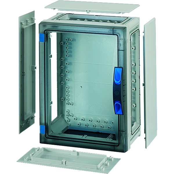 Hensel FP 0241 ENYSTAR-Leergehäuse, Einbaumaße 216x306x136mm, transparenter Tür